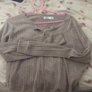 Brown long sleeve shirt